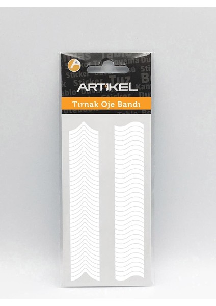 Artikel Şekiller -1 French Tırnak Oje Bandı, French Tırnak Sticker, French Manikür Bandı