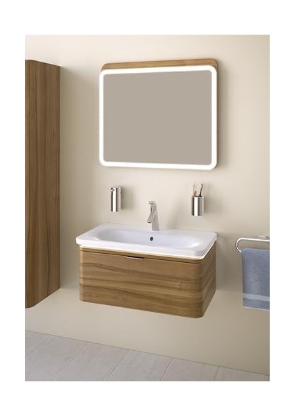 Nest 5686B003-1072 Tezgah Lavabo, 80 Cm, Beyaz modelleri