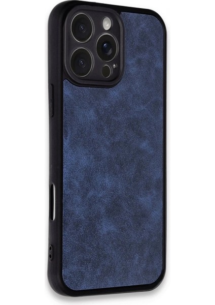 iPhone 16 Pro Max Kılıf Aras Deri Kapak - Lacivert (K95) fiyatları