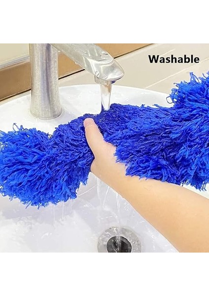 Home 240 cm Teleskopik Uzatılabilir Mikrofiber Yumuşak Başlıklı Toz Alma Fırçası, Püskülü Bükülebilir Dip Köşe Başlık, Boşluk Temizleme ve Almak Için Uzayabilir Fırça fırsatları