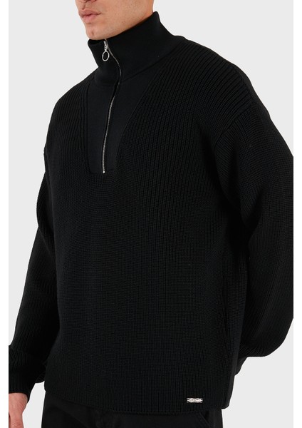 Yün Karışım Regular Fit Dik Yaka Sweat Erkek Sweat LB25FWCLAMUSW indirimleri