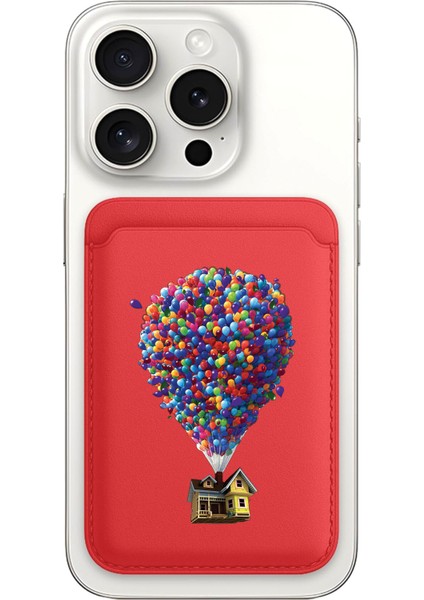 iPhone 11 12 13 14 15 16 17 Pro Max Plus Air Magsafe Mıknatıslı Kırmızı Kartlık Balonluev
