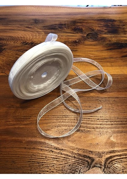 Kurdele 1 cm Genişliinde 50 Metre Rulo-Boyanabilir-Saten