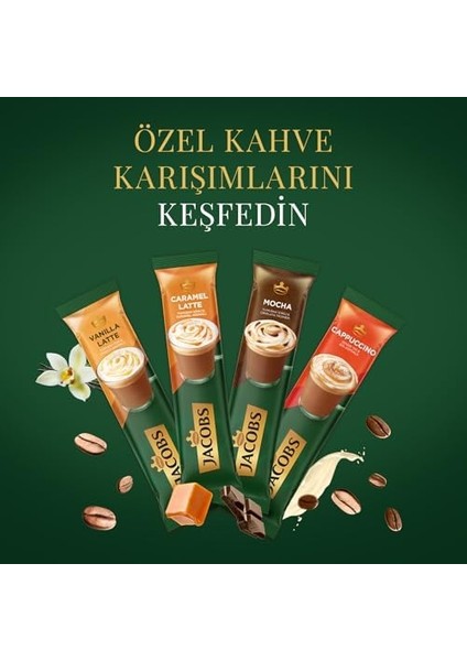 Jacobs Cappuccino 14.8 Gram x 10, Kahve