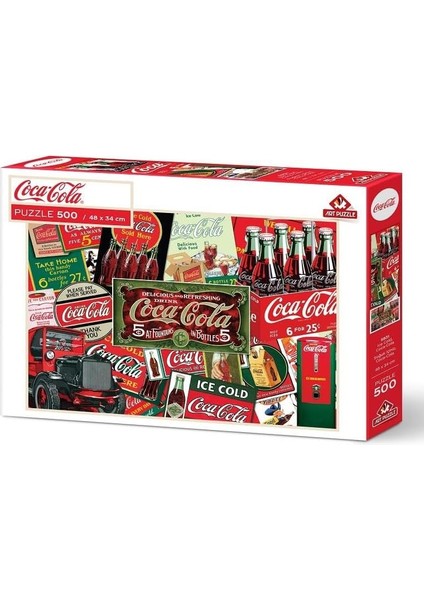 Puzzle Soğuk Içiniz, COLA-COLA-500 Parça Puzzle