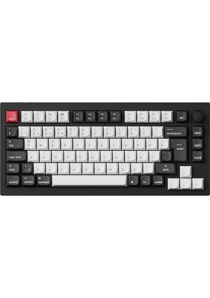Q1 Hall-Effect%75 Rgb Türkçe Nebula Switch Kablosuz Siyah Beyaz Mekanik Klavye