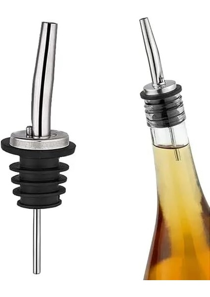 2 Adet Paslanmaz Çelik Yağdanlık Ucu,bar,restorant,cafe Ev Için Yağdanlık ve Şişe Tıpası Tapa Sirkelik Yağlık (2) modelleri