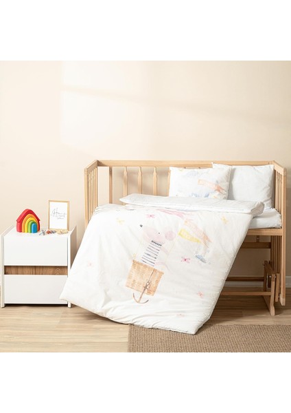 | |%100 Pamuklu Bebek Nevresim Takımı Mavi