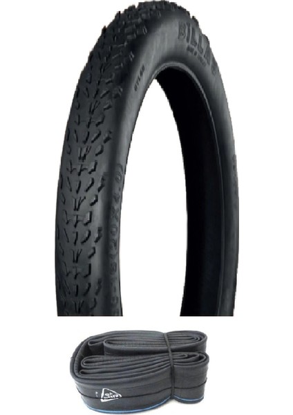 20 Jant 20X4.00 (90/100-16) BL306 Elektrikli Bisiklet Dış Lastiği + Anlas Iç Lastik Seti
