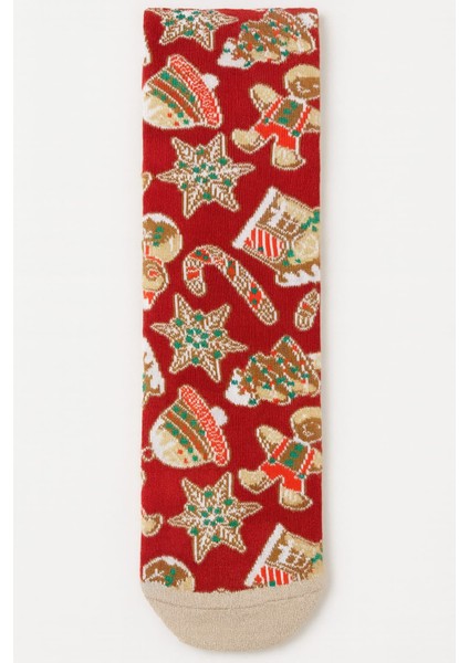 Asetat Kutulu Yılbaşı Hediyesi-Şık Ambalajında Renkli Kış Çorabı fiyatları