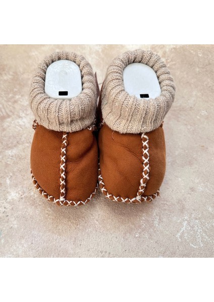 El Örgüsü Pamuk Ip Bebek Patikleri Hediye Kutulu, El Yapımı, Yumuşak ve Rahat