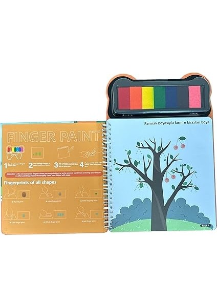 Parmak Boyama Aktivite Kitabı Hayvanlar fiyatları