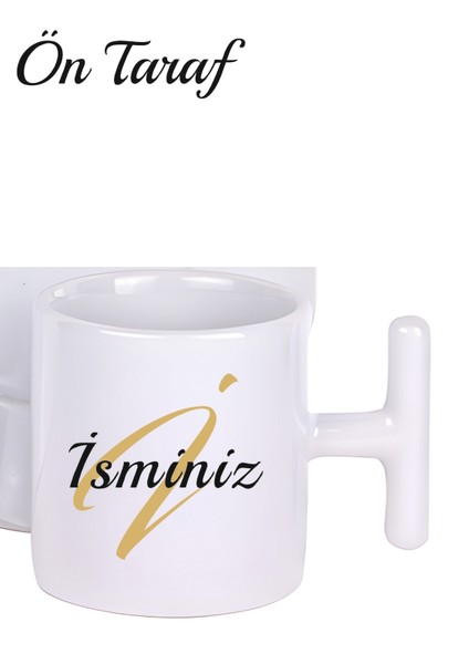 Kişiye Özel Türk Kahvesi Fincanı T Kulp