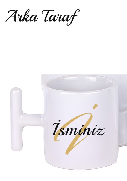 Kişiye Özel Türk Kahvesi Fincanı T Kulp fiyatları