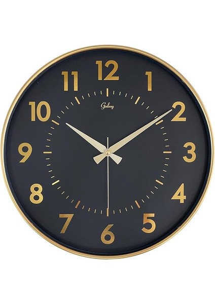 41 cm Akar Saniye Sessiz Mekanizma Duvar Saati