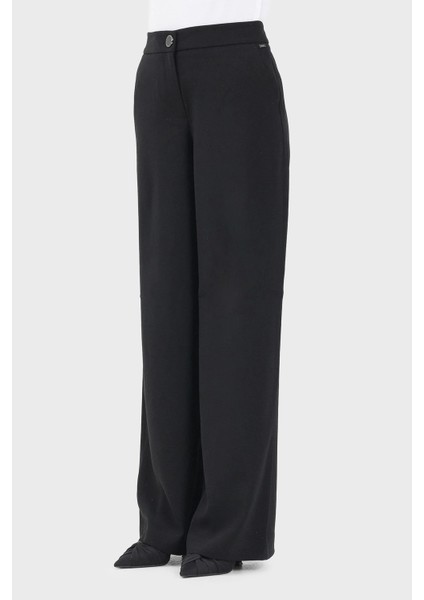 Wide Leg Yüksek Bel Geniş Paça Pantolon Bayan Pantolon XW001264 AF16148 UC001 fiyatları