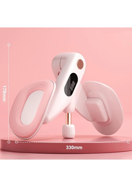 Iç Bacak Egzersiz Aleti Kegel Cihazı Pelvik Taban Kas Aleti Kalça ve Kol Sıkılaştırıcı Pembe fiyatları