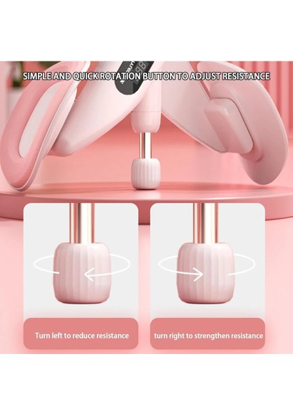 Iç Bacak Egzersiz Aleti Kegel Cihazı Pelvik Taban Kas Aleti Kalça ve Kol Sıkılaştırıcı Pembe indirimleri