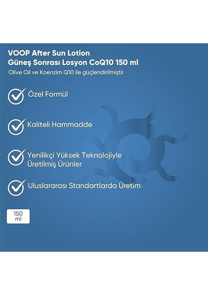 Güneş Sonrası Losyon Co Q10 150 ml fiyatları