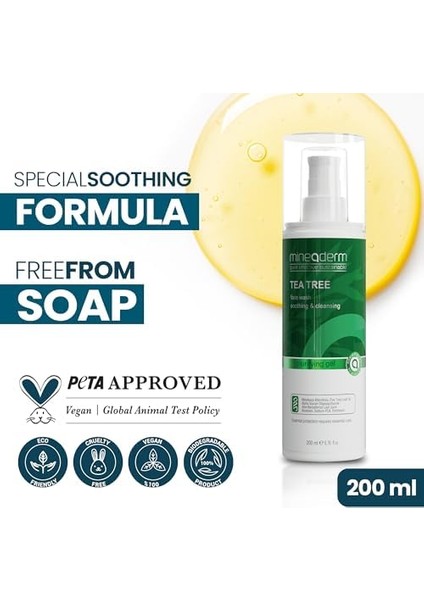 Mineaderm Tea Tree Face Wash 200 ml fiyatları
