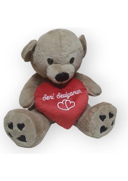 Peluş Ayıcık 'seni Seviyorum' Kalpli Romantik Hediye
