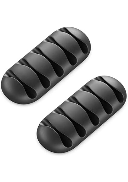 3 Adet Kablo Tutucu Seti – Her Biri 5 Kablo Kapasiteli | Yapışkanlı Kablo Klipsi, Masa Üstü Kablo Düzenleyici, Ofis & Ev Için Kablo Yönetimi | Siyah Renk modelleri