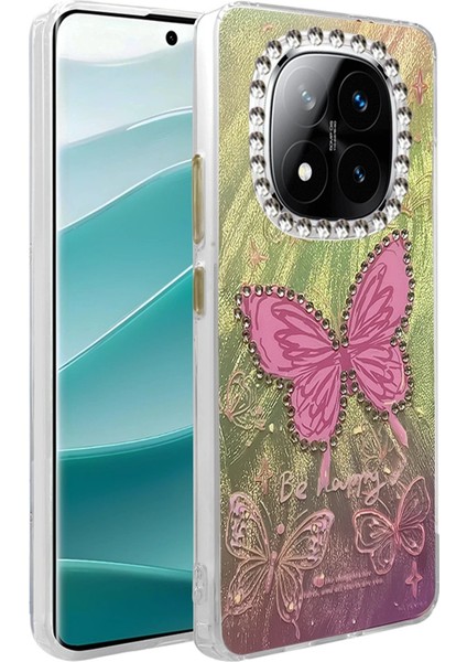 Xiaomi Redmi Note 14 Pro 4g Kılıf Blade Aynalı Desenli Kapak - Desen 5-(5796) - N001J320-M69001