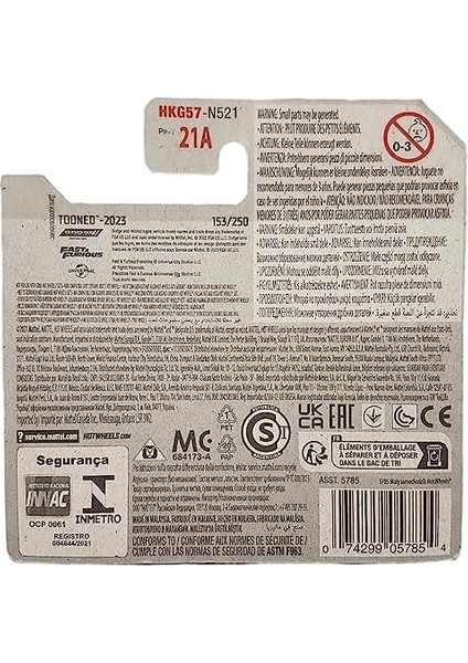 - ´70 Dodge Charger - Tooned 2/5 - HKG57 - Short Card - & Furious - Siyah - 2023 fiyatları