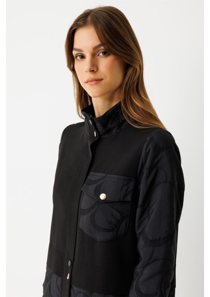 Jakar Kumaş Çıt Çıt Detaylı Fermuarlı Giy Çık Siyah fiyatları