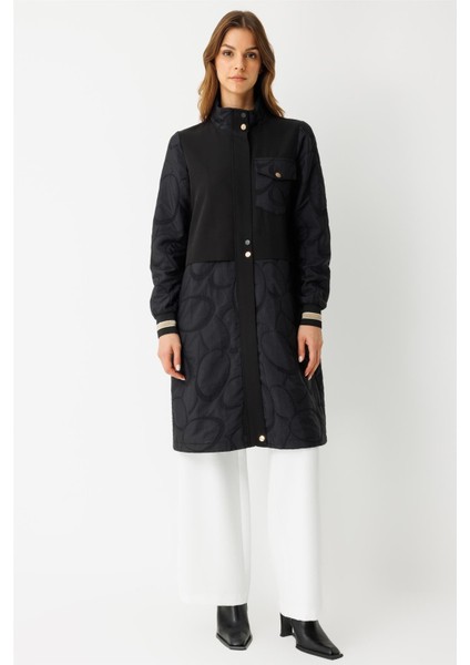 Jakar Kumaş Çıt Çıt Detaylı Fermuarlı Giy Çık Siyah modelleri