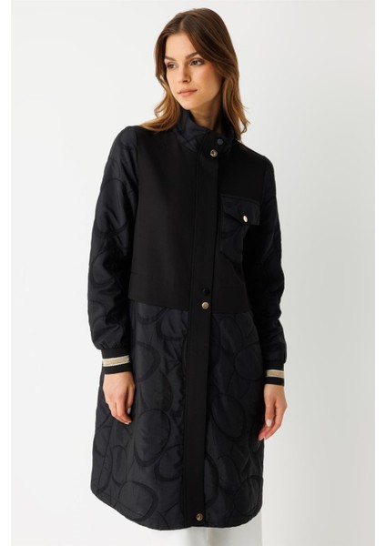 Jakar Kumaş Çıt Çıt Detaylı Fermuarlı Giy Çık Siyah fırsatları