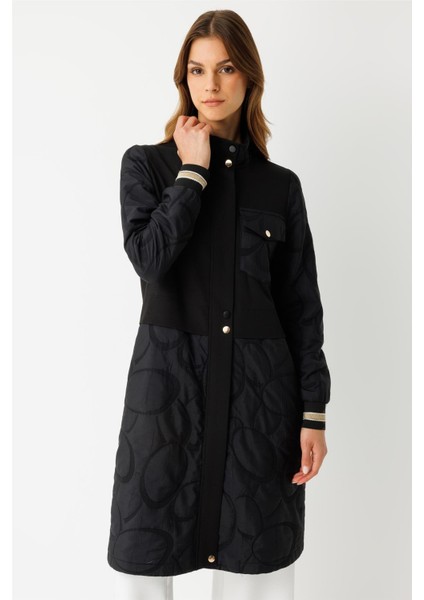 Jakar Kumaş Çıt Çıt Detaylı Fermuarlı Giy Çık Siyah indirimleri