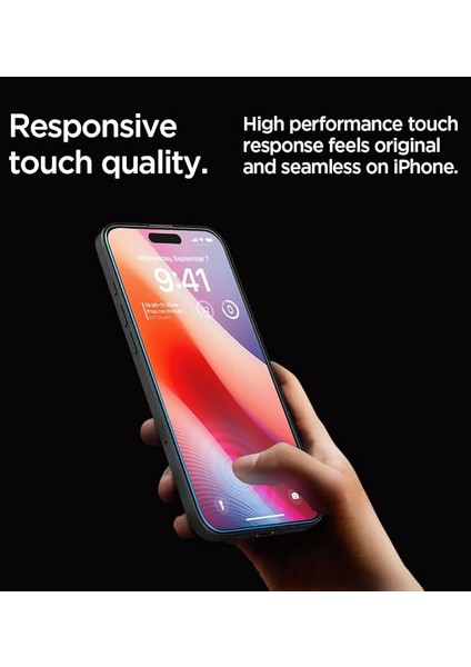 iPhone 16 Pro Cam Ekran Koruyucu Kolay Kurulum Glas.tr Ez Fit Slim Hd - AGL07935 indirimleri
