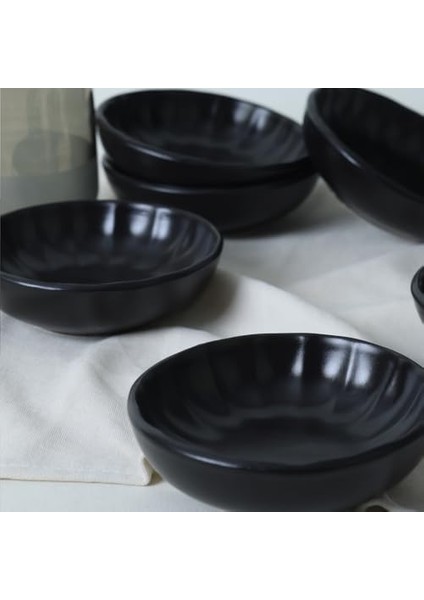 Mat Siyah Çerezlik/sosluk 12 cm 6 Adet 956 fiyatları