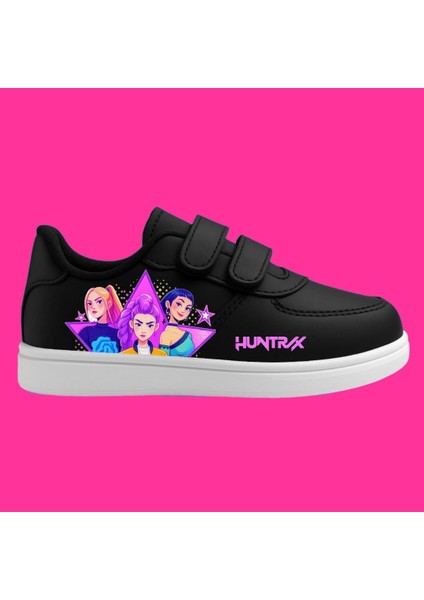 Kpop Huntrix Iblis Baskılı Kız Çocuk Spor Ayakkabı Sneaker