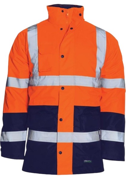 Nt-05 Oxford Reflektörlü Parka (Turuncu/lacivert)
