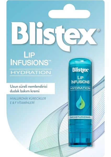 Lip Infusions Hydration Uzun Süreli Nemlendirici Dudak Bakım Kremi + Blistex Lip Infusions Nourish Spf 15 Güneş Koruyucu Besleyici Dudak Bakım Kremi fiyatları