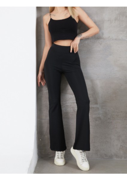 Siyah Ispanyol Scuba Pantolon fiyatları