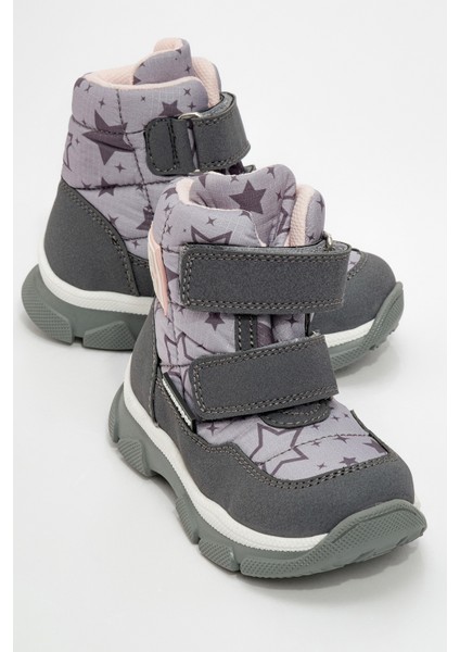 Kız Çocuk Gri Su Geçirmez Anatomik Günlük Bot