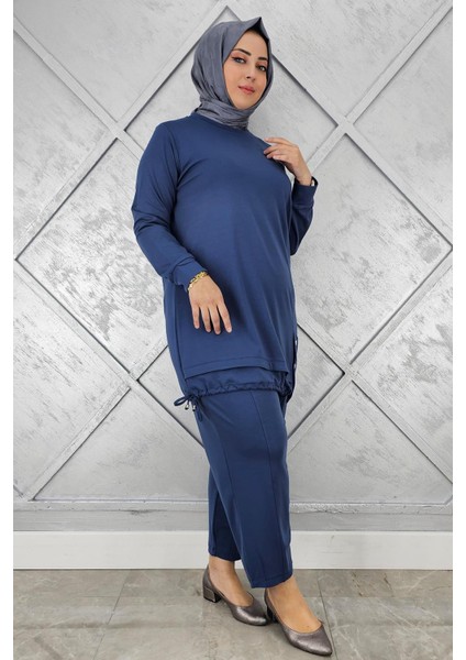Kadın Düğme Bağcık Detaylı Tesettür Takım fiyatları