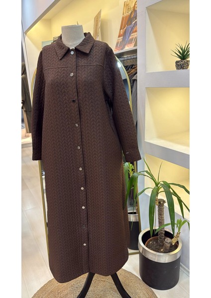 7039 Kahve Çıtçıtlı Kap