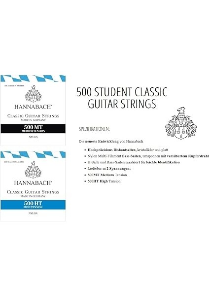 500MT Klasik Gitar Için Tel Seti Medium Gerginlik, Disk Telleri: Naylon, Bas: Naylon Çekirdek Gümüş Kaplama Bakır Tel ile Sarılmış modelleri