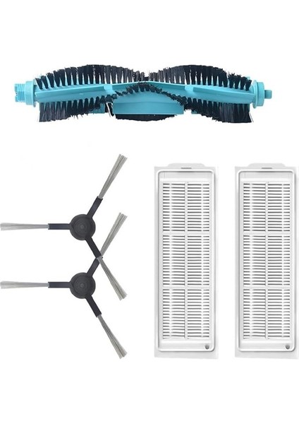 Se V2 V2 Pro/viomi V2-V3 Robot Süpürge Uyumlu Fırça,hepa Filtre Yedek Parça Seti-5 Parça