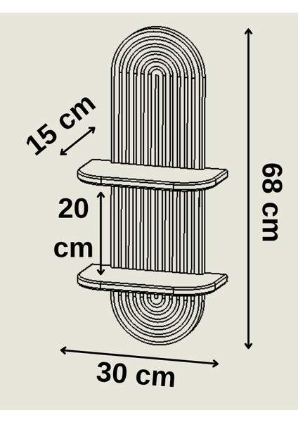 Dekoratif Duvar Rafı, Bohem Gökkuşağı Iskandinav Tarzı fırsatları