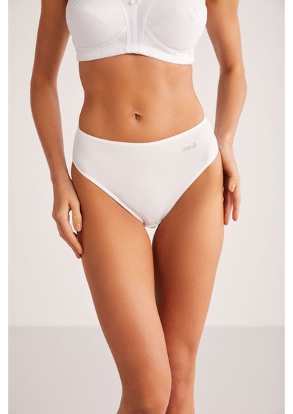 Kadın Pamuklu Basic 2'li Slip Set