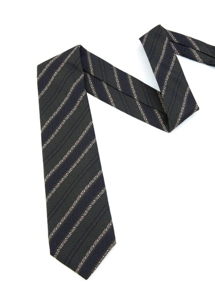 Erkek Haki %100 Ipek Kravat 50317349-790