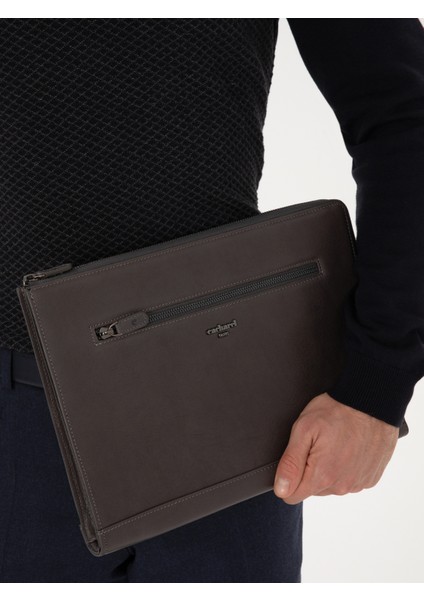 Erkek Füme %100 Deri Evrak Çantası 50314068-VR058 fiyatları