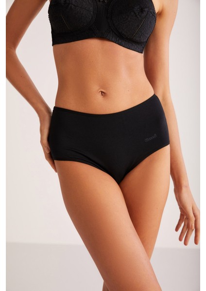 Kadın Basic Maxi Yüksel Bel 2'li Külot Seti