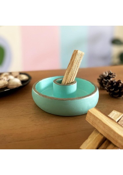 Santo Seramik Tütsülük | Turkuaz Rengi | Döküm Seramik Tozu | El
