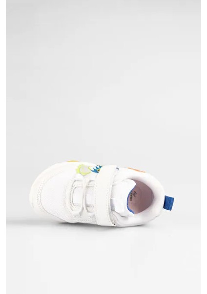 Number Işıklı Phkon Hafif Taban Cırtlı Çocuk Spor Ayakkabı Beyaz Yeşil indirimleri